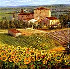 Michael Longo Provencal Village III painting